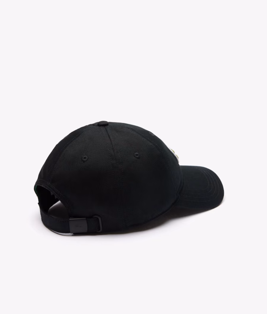 Casquette Lacoste original coloris noir — vue 3