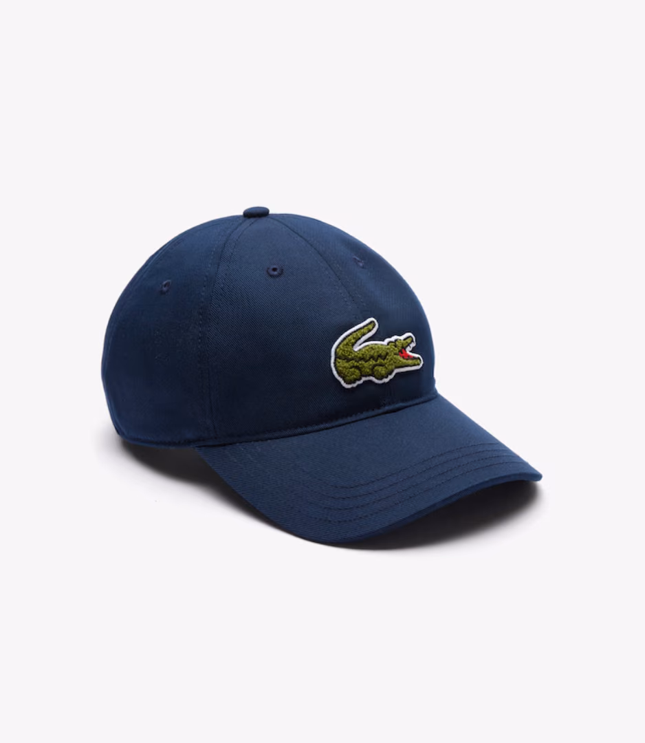 Casquette Lacoste original coloris bleu — vue 1