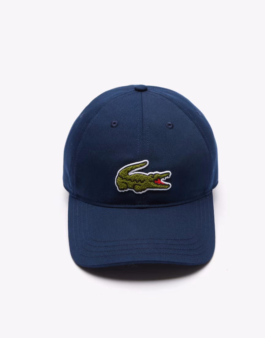 Casquette Lacoste original coloris bleu — vue principale